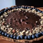 Tarte chocolat-noisette sans oeuf