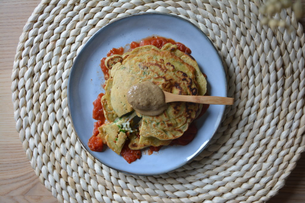 Pancakes salés légumes du soleil