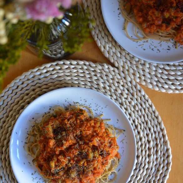 Red Lentil "Bolognese"