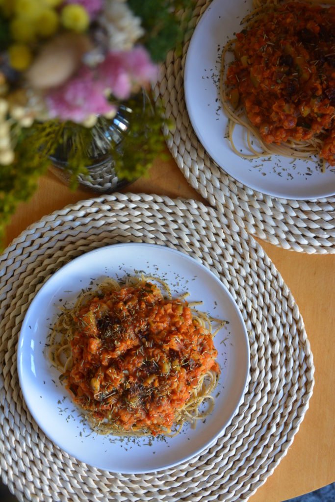 Red Lentil "Bolognese"