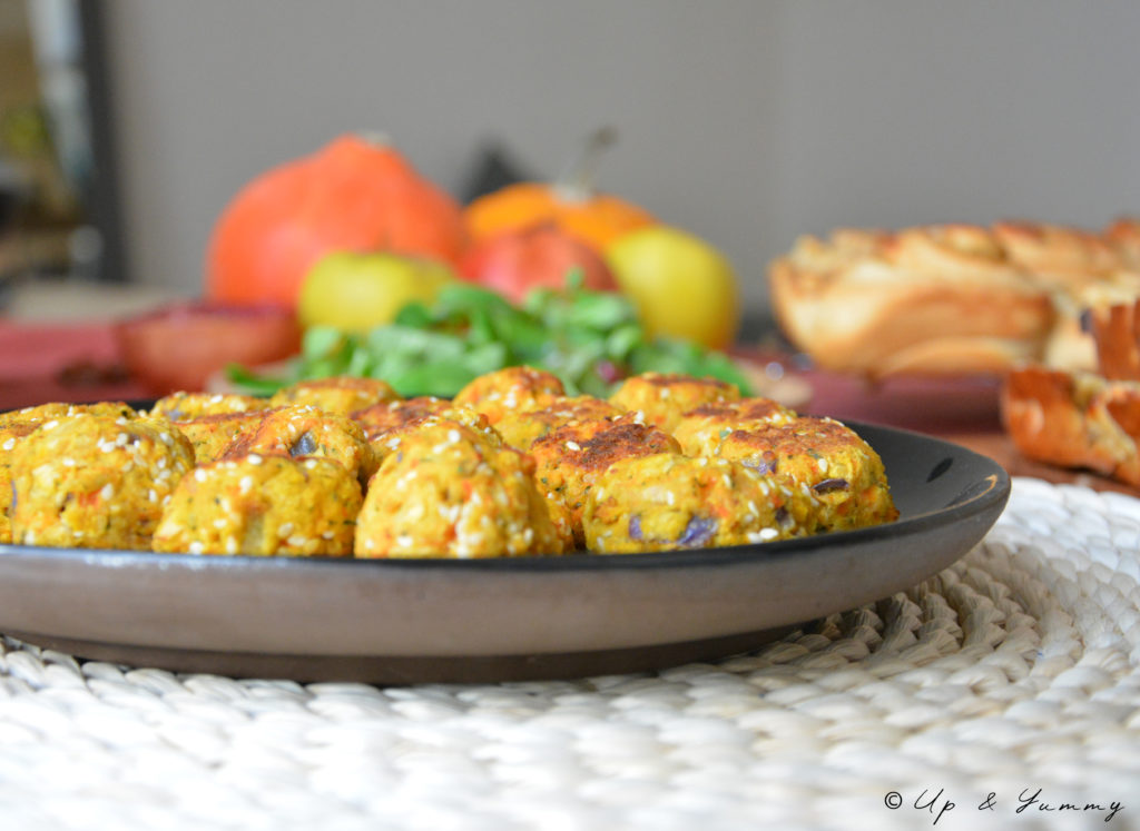 Falafels carottes au sésame