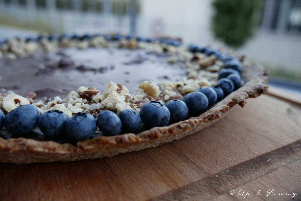 Tarte chocolat-noisette sans oeuf