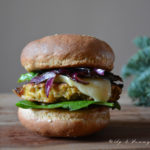 Chickpeas Vegetarian Winter Burger. Burger végétarien d’hiver