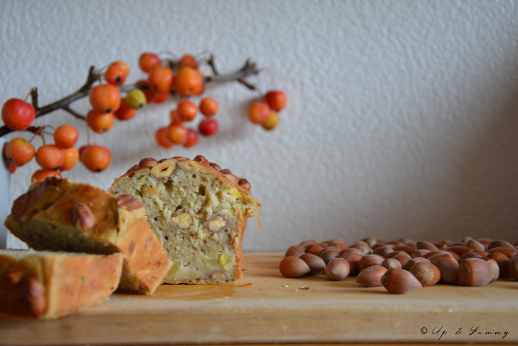 Banana bread pommes noisettes