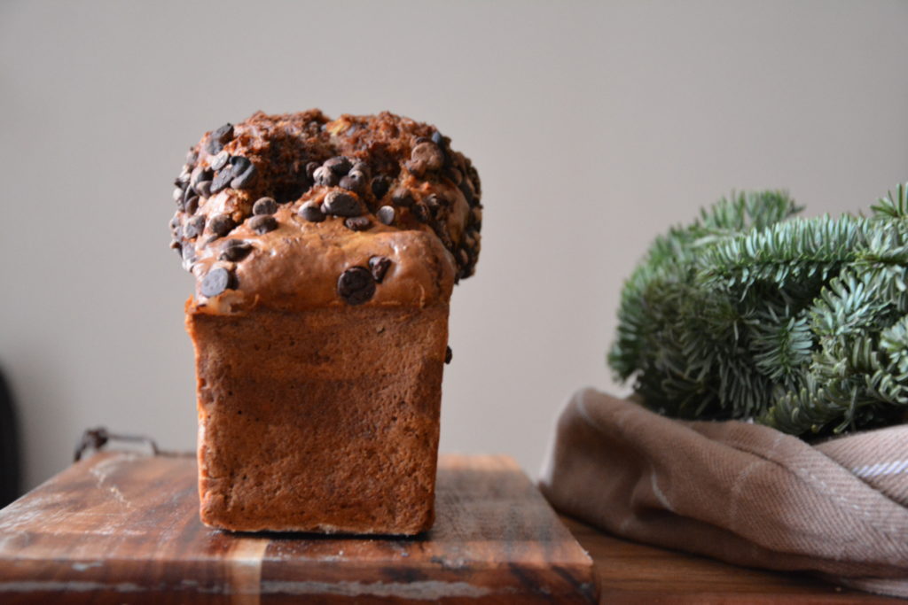 Banana Bread marbré au chocolat