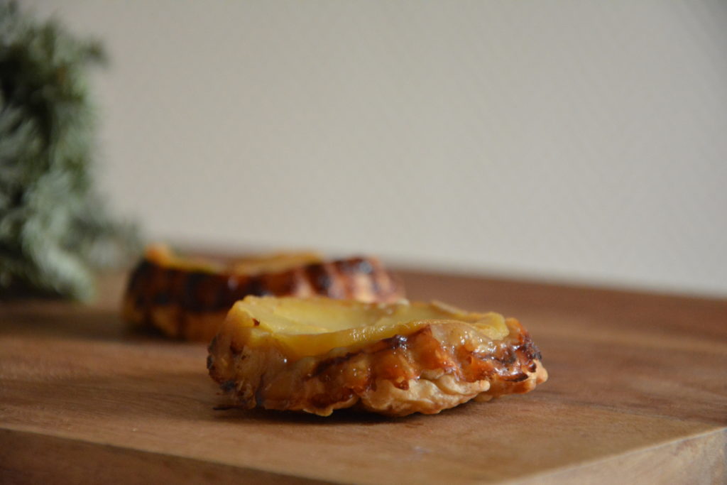 Tartelettes tatin pommes - brie