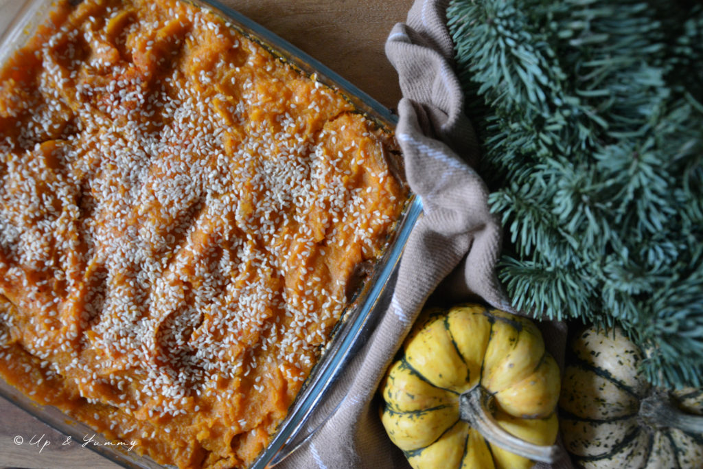 Parmentier végétarien de patate douce & butternut